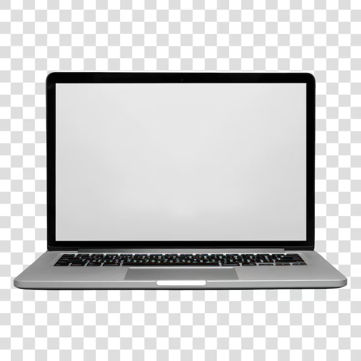 Laptop plateada con la presentación de Prisma en su pantalla